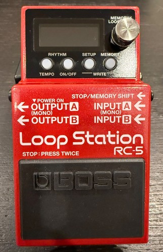 Boss loop station pedale - rc-5,