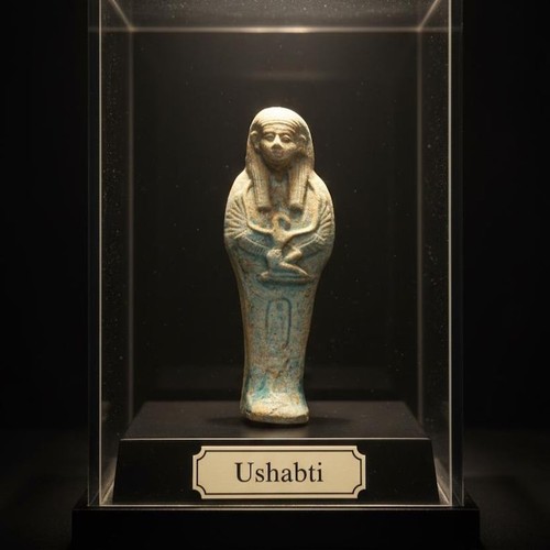 Antica statua egizia ushabti - statua,