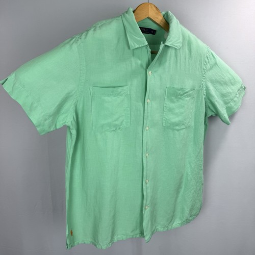 Polo ralph lauren camicia lino - camicia,