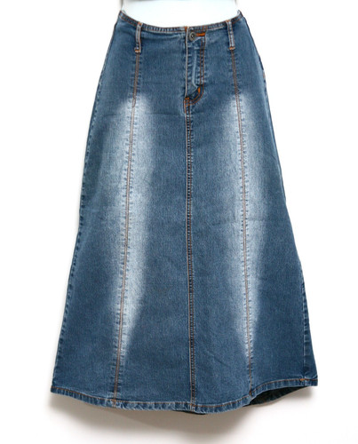 Maxi gonna vintage - , denim