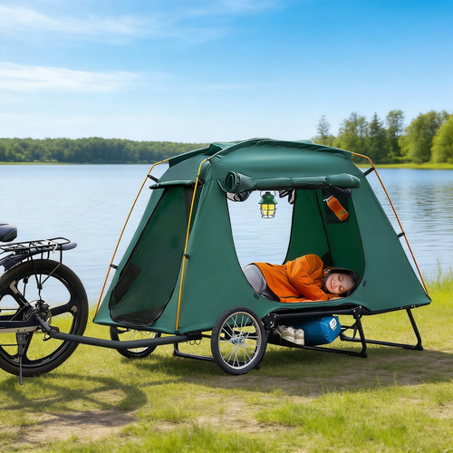 Tenda rimorchio bici elettrica