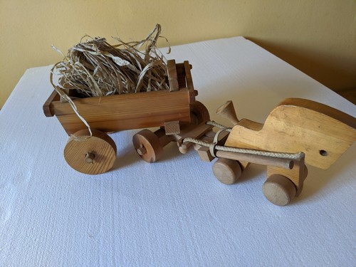 Giocattolo legno cavallo - legno,