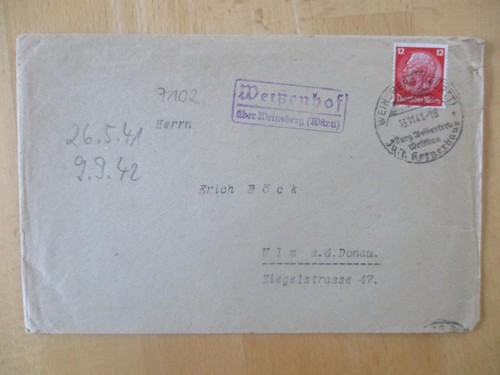 Timbro postale - (1418),