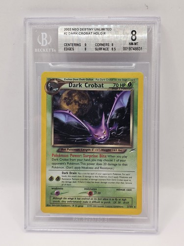 Pokemon card dark crobat - crobat, 2/105