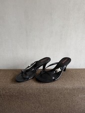Sandalo vintage Prada nero in