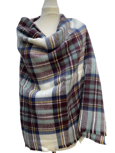 Zara crema quadri morbido - zara,