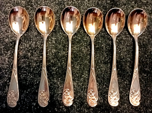 Set antichi cucchiaini - un,