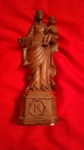Statua madonna terracotta - madonna,