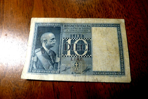 Banconota lire italia - banconota, 1939