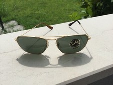 Occhiali da sole vintage W1598 Rayban B&L Bausch & Lomb stile metalli moda 6 