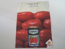advertising Pubblicità 1971 POMODORI PELATI CIRIO