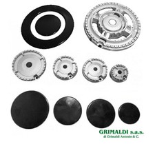 PIATTELLI E BRUCIATORI TRIPLA CORONA PIANO COTTURA 5 FUOCHI NARDI FRANKE LOFRA