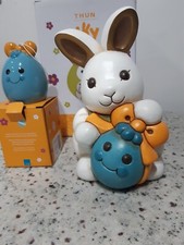THUN Coniglio Pasqua  Grande 20 Cm Campanella In Omaggio Con Scatola Originale