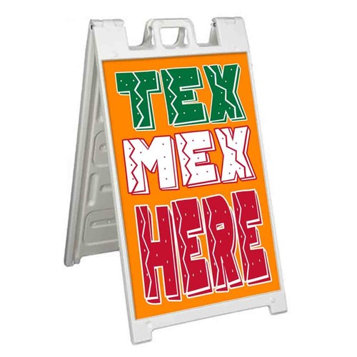 Tex mex here - tex, 24x36