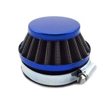 Filtro aria 58mm Fit 47cc 49cc Mini Pocket Dirt Bike Minimoto Racing (blu,rosso)