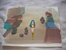 Lamù la ragazza dello spazio / URUSEI YATSURA/ Lum cel  + douga + background