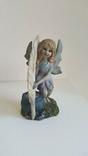STATUA STATUETTA FATA FOLLETTO PENNA INCHIOSTRO PIXIE 11 cm