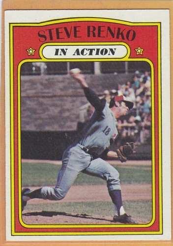 1972 topps baseball steve - topps,