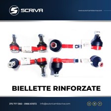 Kit Biellette Regolabili Barra Torsione Anteriori + Posteriori Alfa Romeo 147