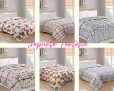 Trapunta Piumone Invernale Matrimoniale Singolo Piazza Mezza Calda Microfibra