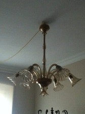 lampadario vetro murano antico