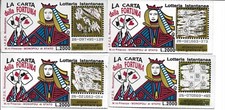 GRATTA E VINCI LA CARTA DELLA FORTUNA L-22 LOTTO 26 SERIE COMPLETA VINCENTI