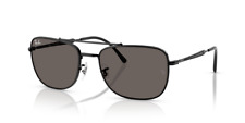 OCCHIALI DA SOLE RAY BAN RB 3755 002/B1  62mm XXL MONTATURA NERA LENTI GRIGIO