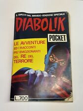 DIABOLIK POCKET SUPPLEMENTO A HORROR POCKET N.1 Ed.SANSONI 1974 ORIGINALE 