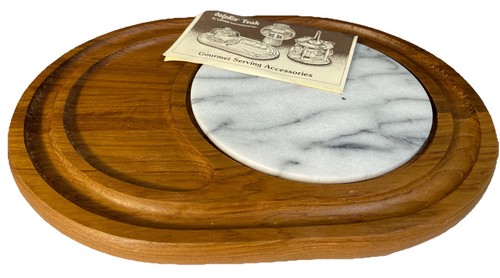 Tavola per salumi teak - tavola, in