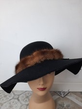Fedora Hat Large Black for