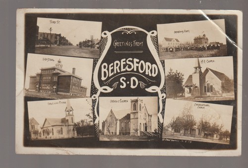 Beresford south dakota rppc - south,