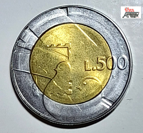 Moneta lire 500 1990 - da,
