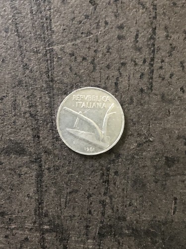 Moneta lire del - 10, in
