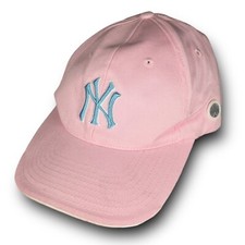 Cappello New York Yankees Adidas Baseball Rosa Celeste Visiera Curva Vintage HH