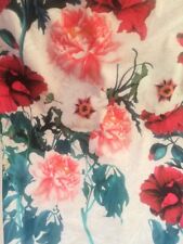 Vestito donna midi Vintage colore beige floreale taglia It 40-42 EU36 Nuovo