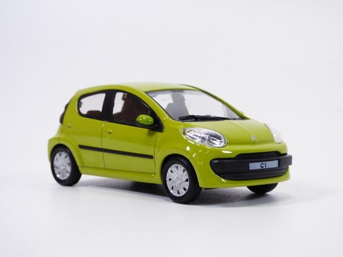 Citroen portes jaune - c1, 1/43