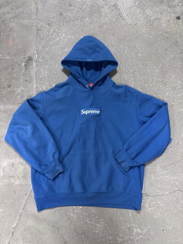 Supreme pullover uomo blu box - supreme,