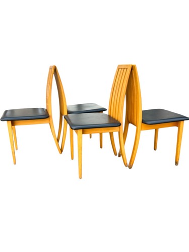 Sedie legno e pelle - sedie,