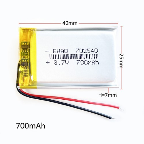 Batteria ricaricabile v - batteria, 3,7
