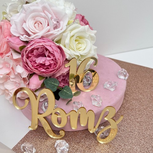 Cake topper acrilico - cake,
