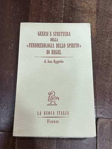 Hyppolite genesi e struttura - hyppolite,