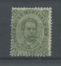 Regno 1889 45c cert - 1889, 45c.