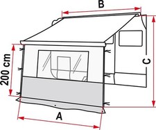 Pannello tenda anteriore