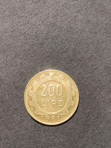 Moneta 200 lire del - lire,
