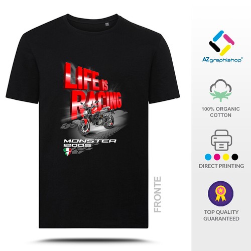 Shirt con grafica - con, monster