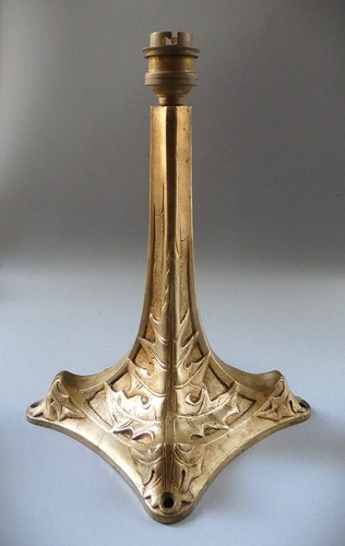Pied lampe bronze art - pied,