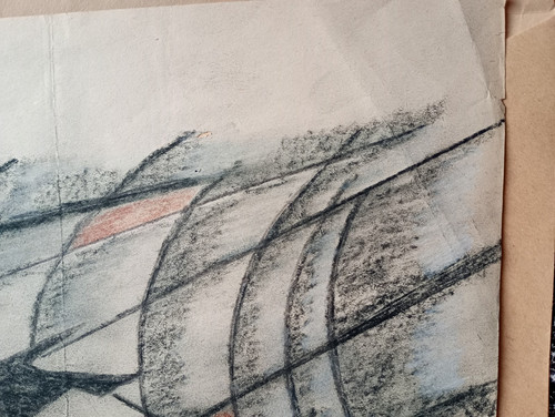Disegno matita futurista - a,