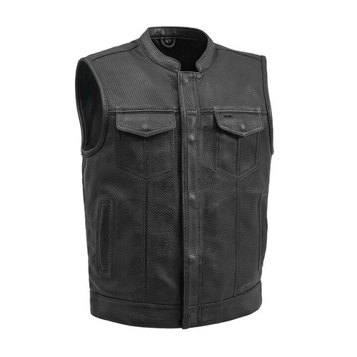 Gilet vera pelle - in,