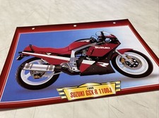 Suzuki GSX-R1100J 1988 GSX-R1100 J fiche carte moto passion Atlas GSX-R 1100
