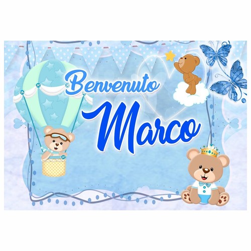 Banner striscione nascita - banner,